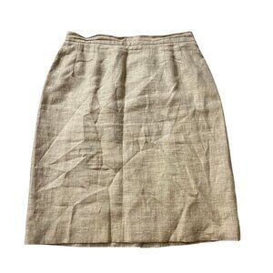 Harvey Bernard linen skirt 14 petites
